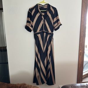 Zara Silk Shirt Dress